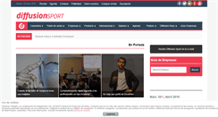 Desktop Screenshot of diffusionsport.com
